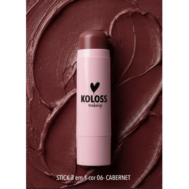 Blush Stick 3 em 1 - Koloss Makeup 