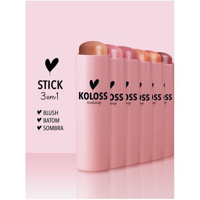 Blush Stick 3 em 1 - Koloss Makeup 