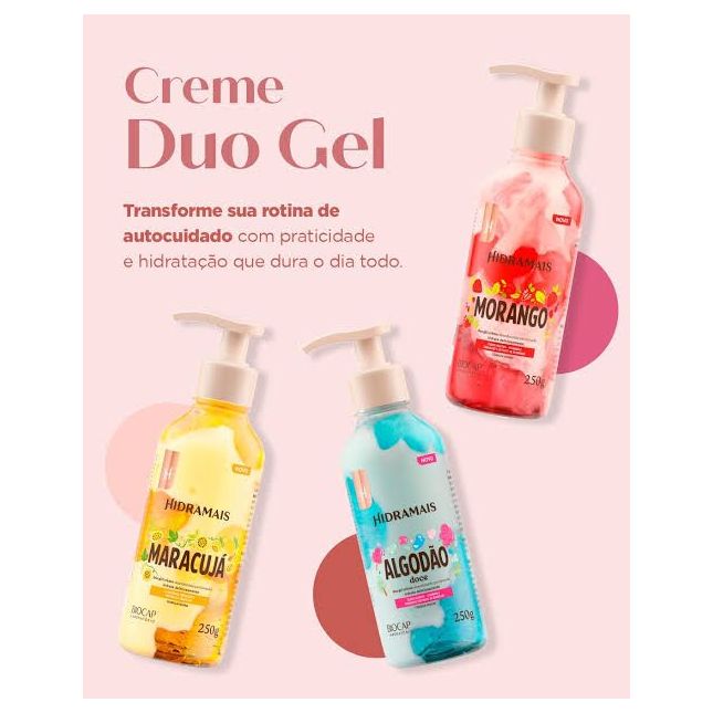 Creme Duo Gel  Hidratação Perfumada - Hidramais
