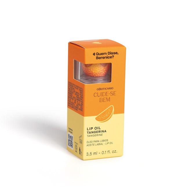 Lip Oil Coral Cuide-se Bem  Tangerina - Quem disse, Berenice?