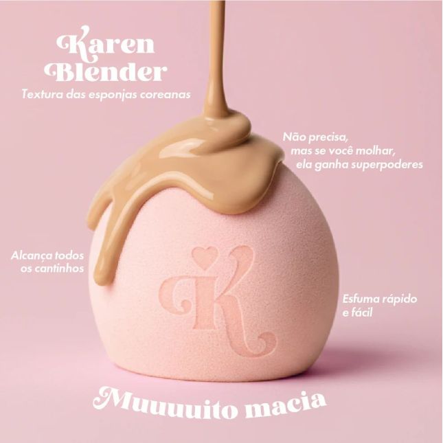 Esponja de Maquiagem Blender - Karen Bachini