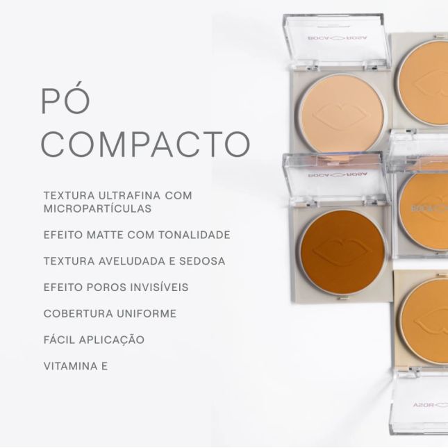 Pó Compacto - Boca Rosa