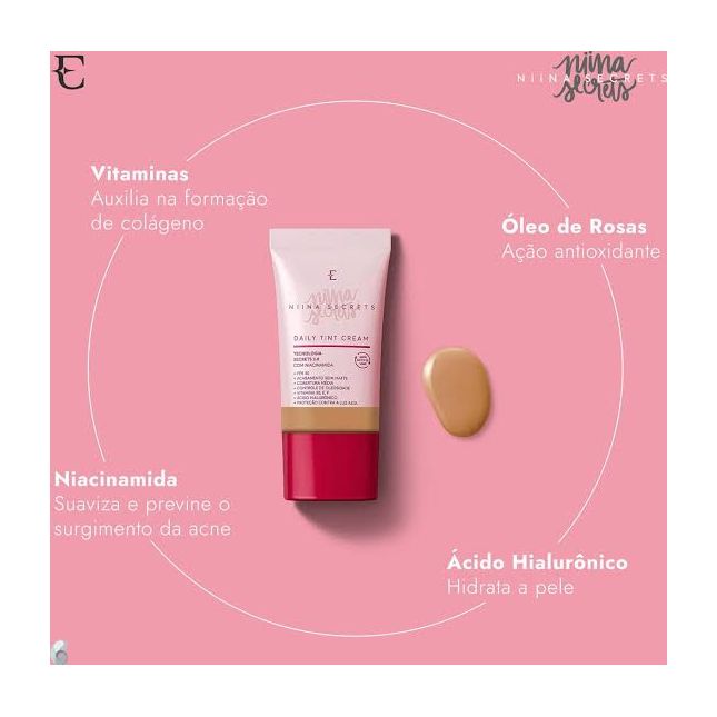 Base Líquida Daily Tint Cream - Niina Secrets