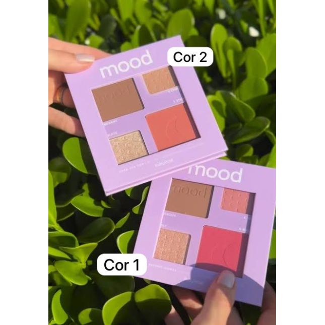 Paleta Blush, Contorno e Iluminador  Beyond Words Mood - Ruby Rose