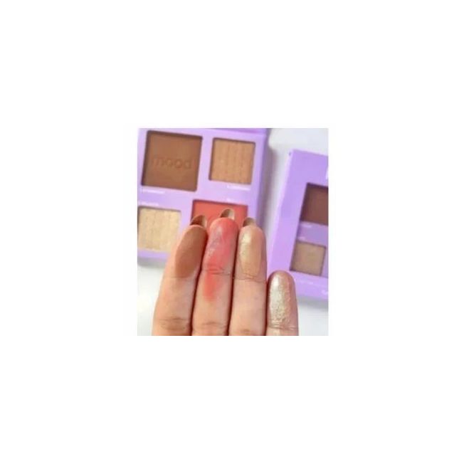 Paleta Blush, Contorno e Iluminador  Beyond Words Mood - Ruby Rose